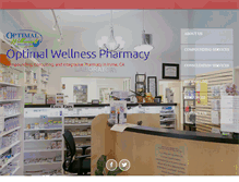 Tablet Screenshot of optimalwellnessrx.com